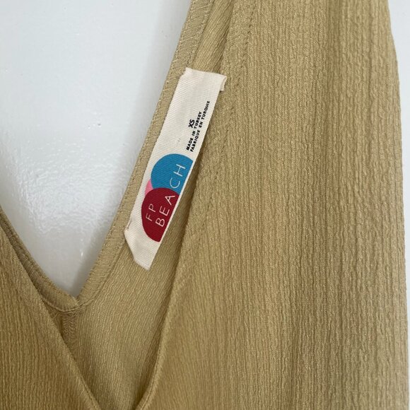 FREE PEOPLE FP Beach Lyla Midi Dress in Sungold - Picture 5 of 6